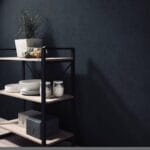 cheap black concrete wallcovering