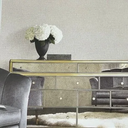 fabric vinyl wallpaper big size gray color dubai