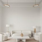 ورق جدران منقوش بنقاط خرسانية، دبي، بسعر رخيص، أبيض بسيط