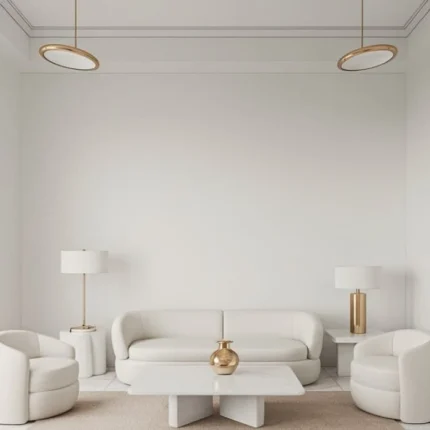 ورق جدران منقوش بنقاط خرسانية، دبي، بسعر رخيص، أبيض بسيط