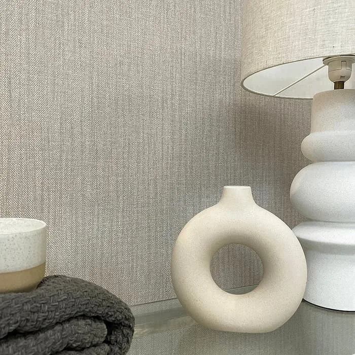 Gray Fabric Linen Texture Wallpaper 2681004 1 ورق جدران من قماش الكتان الرمادي