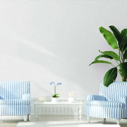 ورق جدران أبيض بسيط سادة من الكتان بسعر دبي