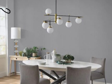 Luxury wallpaper Dubai for modern dining room interior