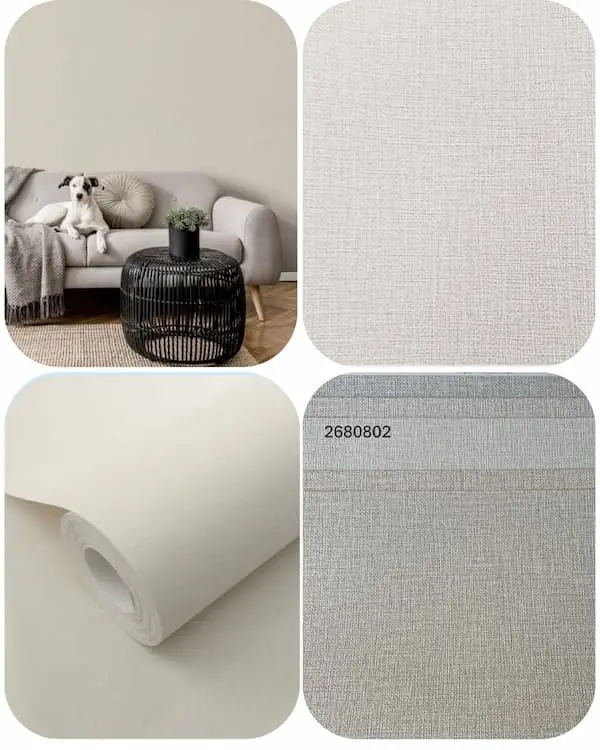 Linen Texture White Wallpaper 2680802 1 price simple wallpaper dubai