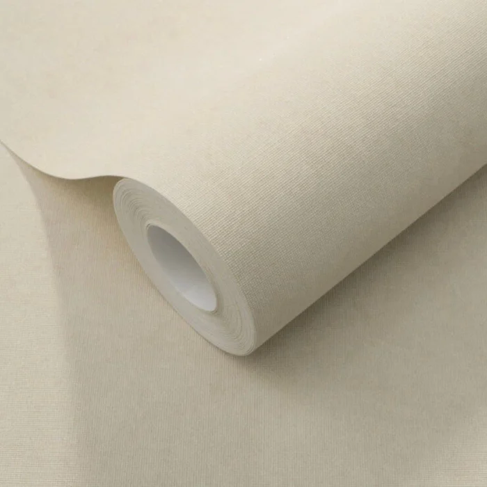 fabric luxury wallpaper 26808041 | ورق جدران بملمس الكتان البيج | 2680804