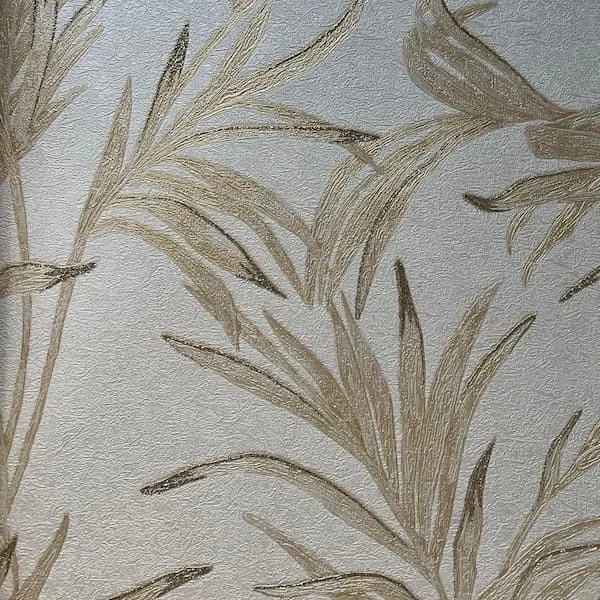 leaf nature wallpaper golden 7025 1 1 | Wallpaper Store Dubai | Luxury Materials
