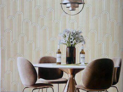 wallpaper geometric modern design wallcovering