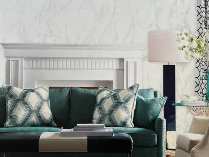 gray patina wallcovering