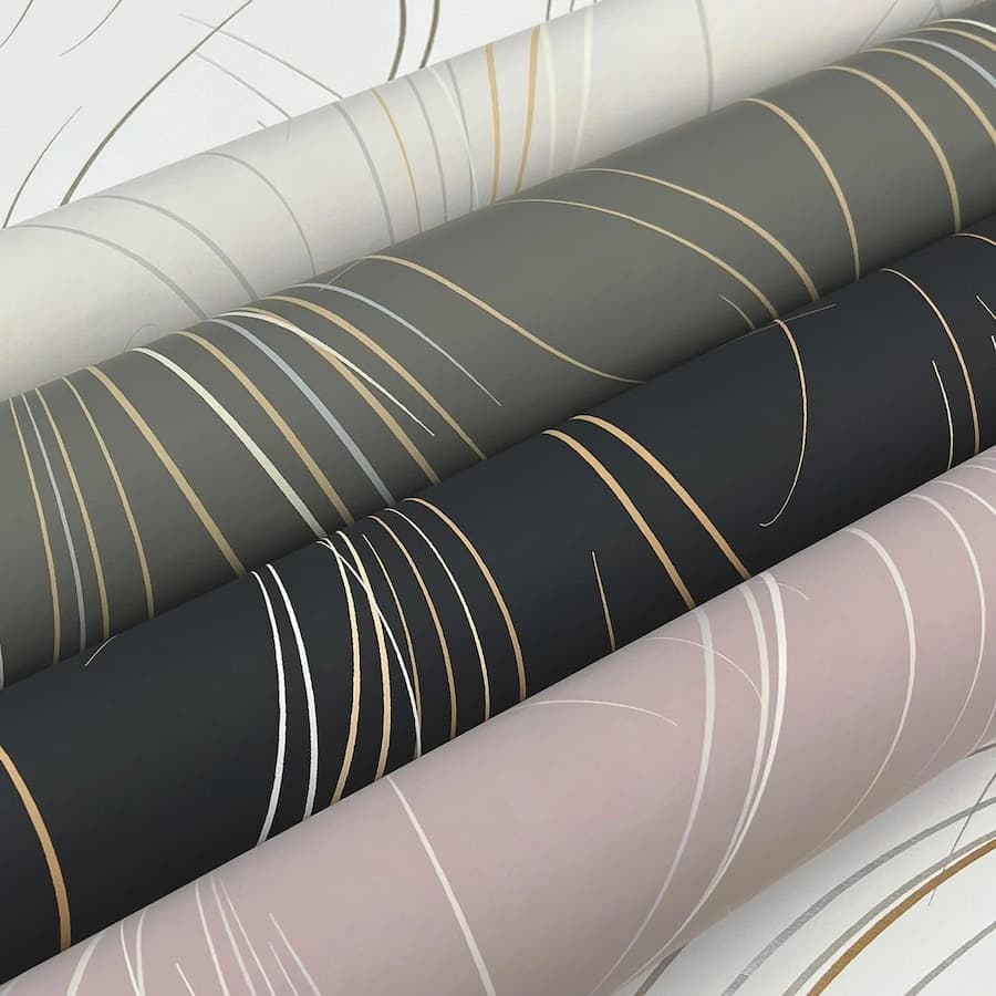 Abstract Dimentional Design Wallpaper Rolls