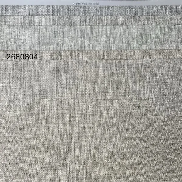 simple modern wallpaper renovation 2680804 | ورق جدران بملمس الكتان البيج | 2680804