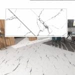 أرضيات رخام أبيض مع عروق رمادية، قائمة أسعار الحجر البلاستيكي المركب في دبي وأبو ظبي والشارقة