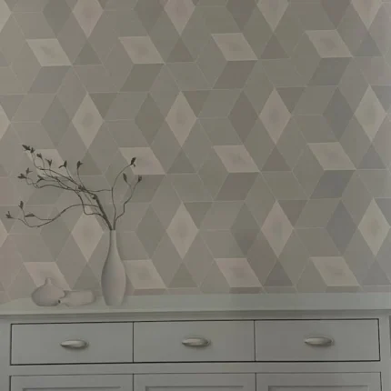 عرض خاص ورق جدران رخيص في دبي، الشارقة، سوق التنين، بيع بالجملة، ورق جدران فضي، ثلاثي الأبعاد، تجريدي، حديث