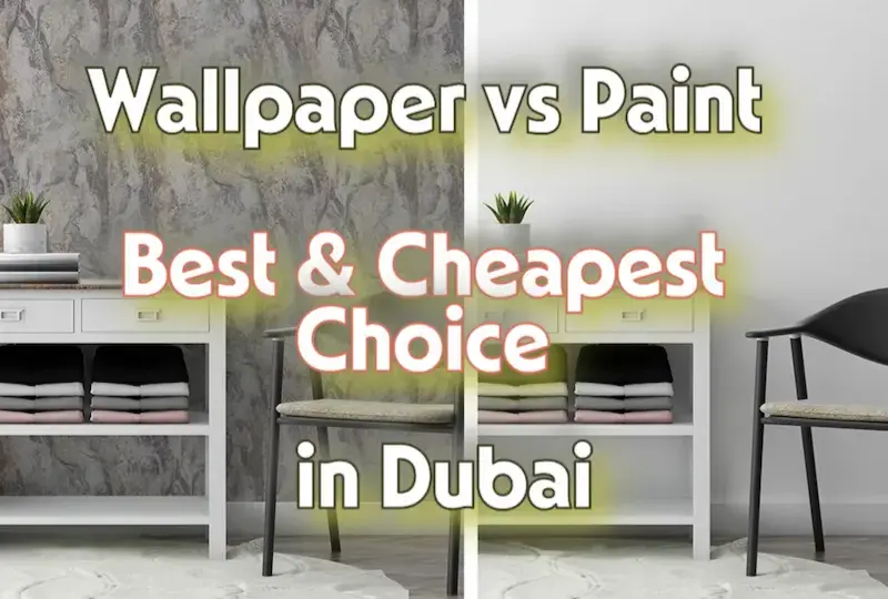 Comparison Of Wall Painting And Wallpaper Costs مقارنة أسعار طلاء الجدران و ورق الجدران