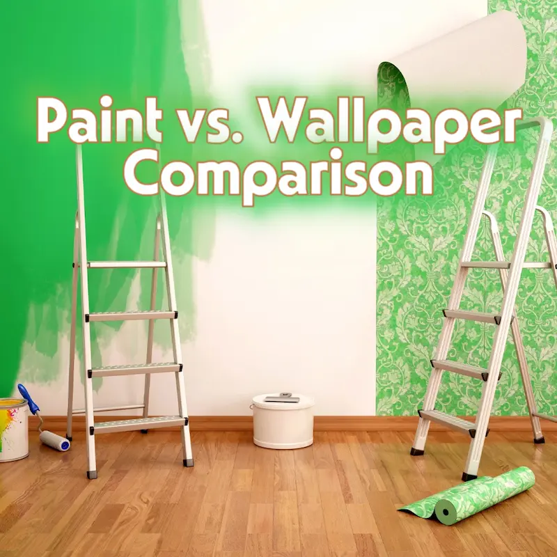 Comparison Of Wall Painting And Wallpaper Costs مقارنة أسعار طلاء الجدران و ورق الجدران
