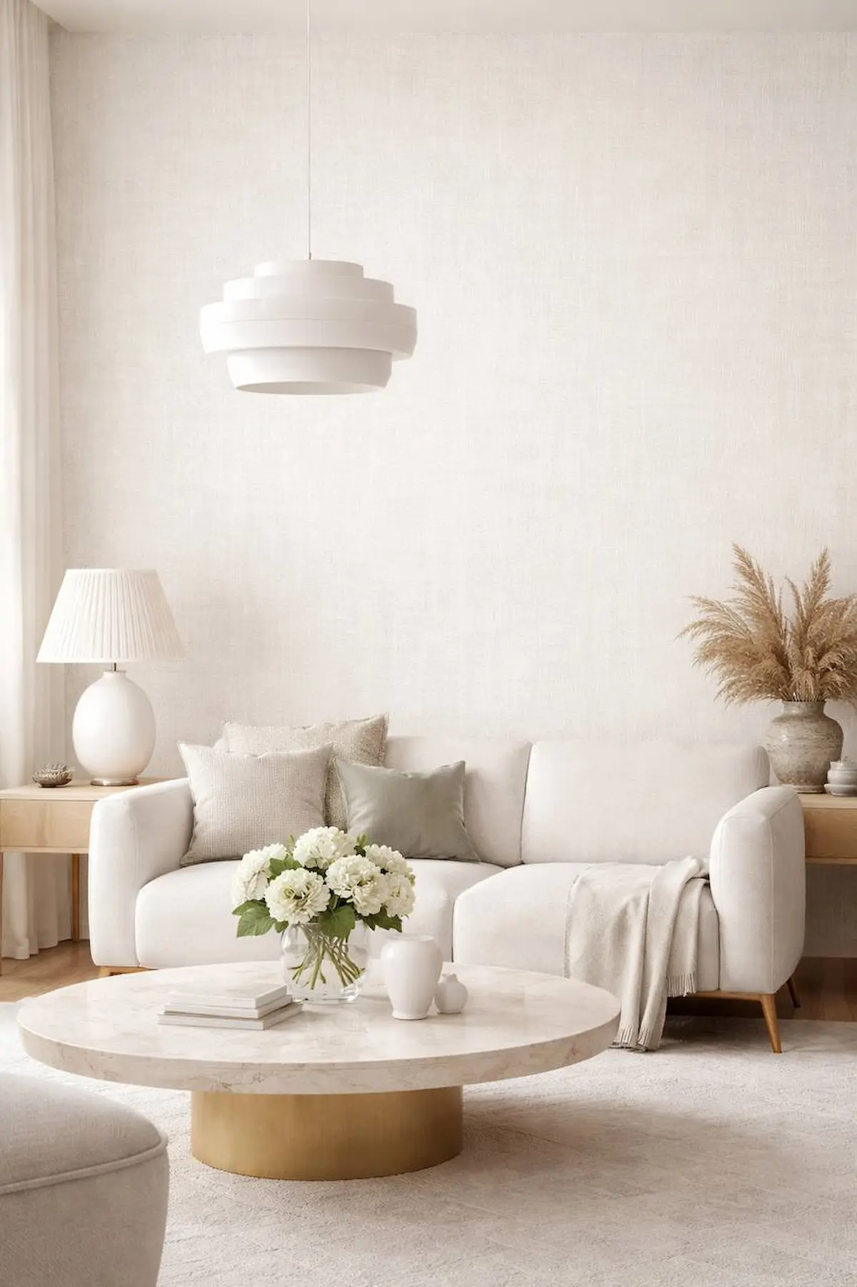 Linen Beige Wallpaper Trend 2026 in Dubai – Modern Luxury Interior