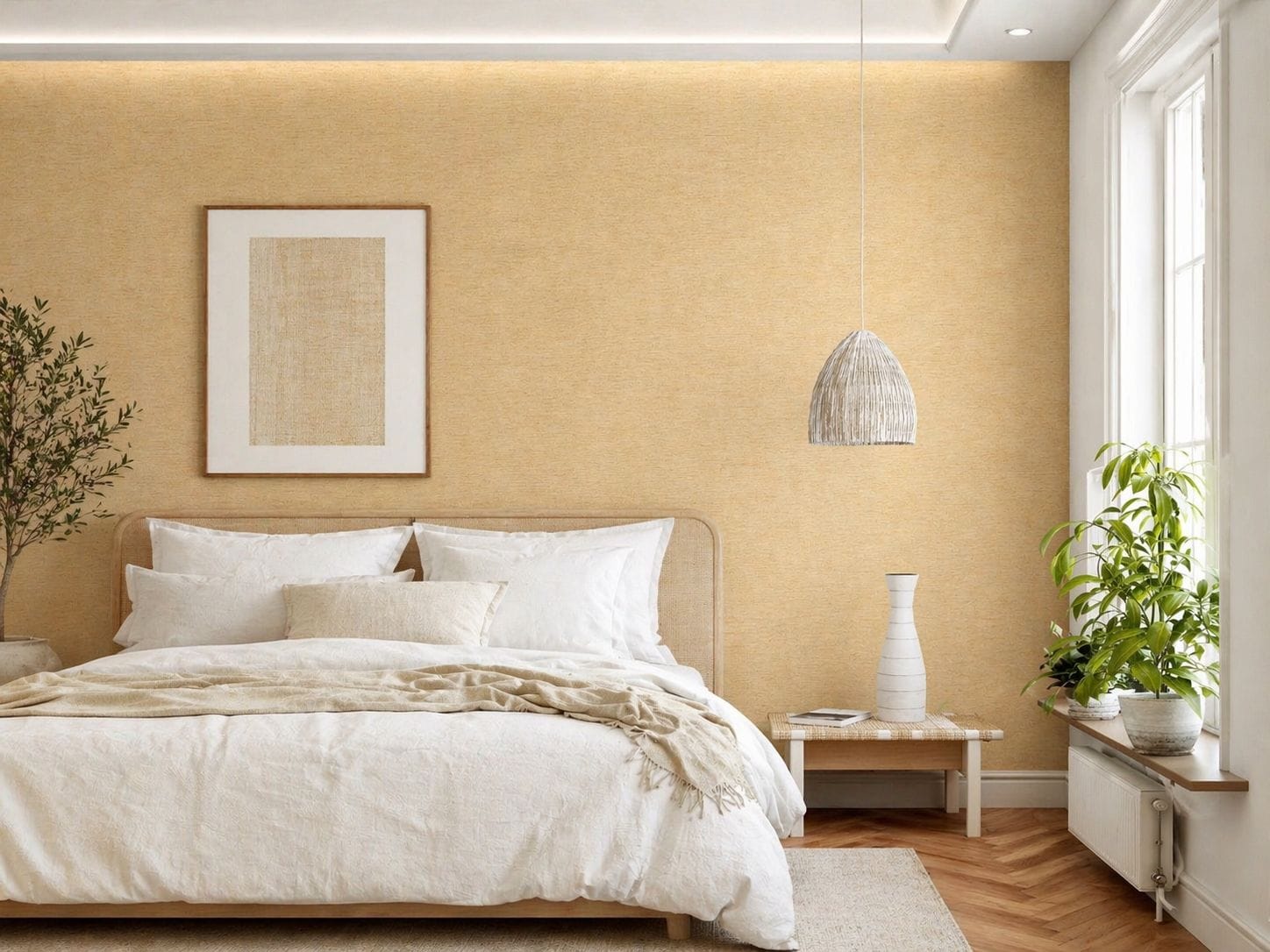Texture Wallpaper Dubai Bedroom Design