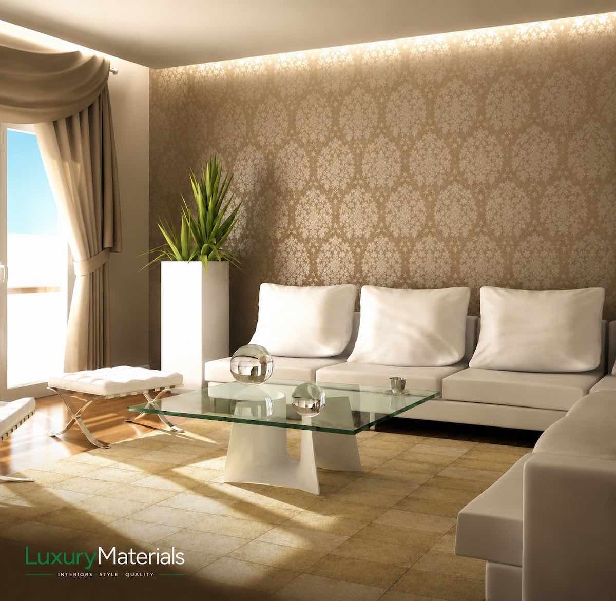 Commercial Wallpaper Installation Project Dubai