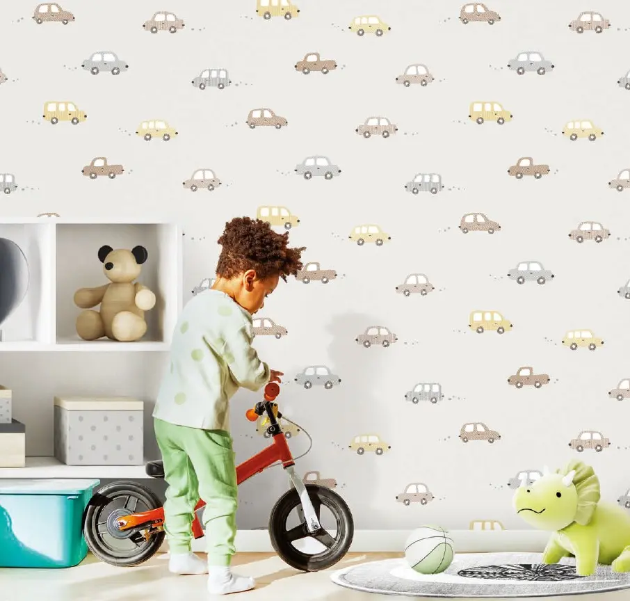 Car wallpaper for boys bedroom in Dubai